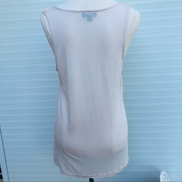 Witchery Cream Beige Fringe Top Size Small - Picture 5 of 8